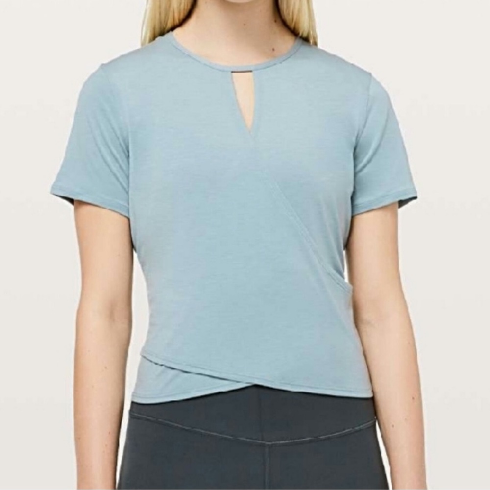 Lululemon Round Trip Wrap Short Sleeve Crop Top NWOT